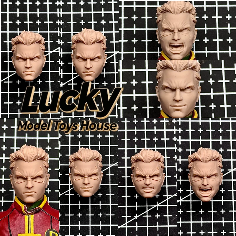 Figura de Damian Wayne a escala 1/12, cabeza sin pintar, personalizable, para Robin Soldier, 6 pulgadas, Ml Shf Mezco, 7 pulgadas, decoración corporal Mcfarlane