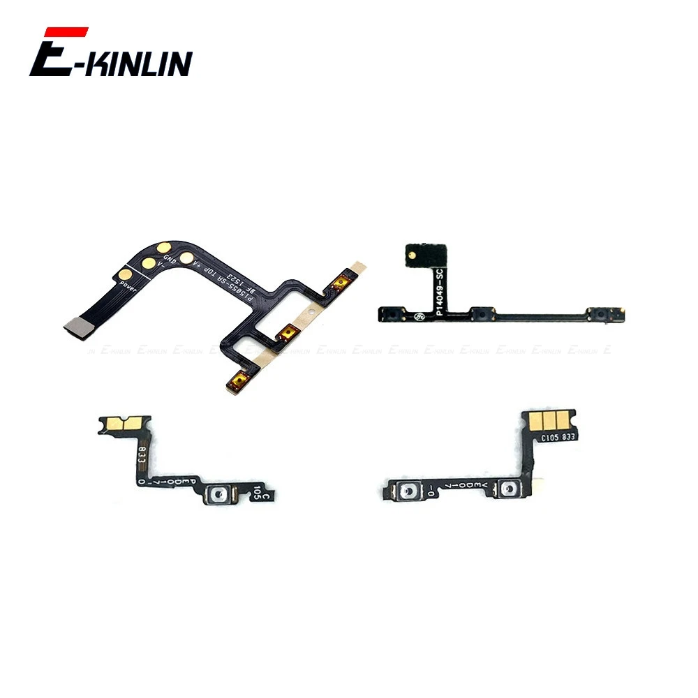 Volume Button ON OFF Key Mute Switch Power Silent Flex Cable For OnePlus 3 3T 5 5T 6 6T 9R Repair Parts