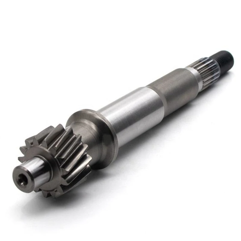 

Custom Machined Transmission Spindle Heat Treated Alloy Steel Industrial Gear Shaft Custom Precision CNC Machining