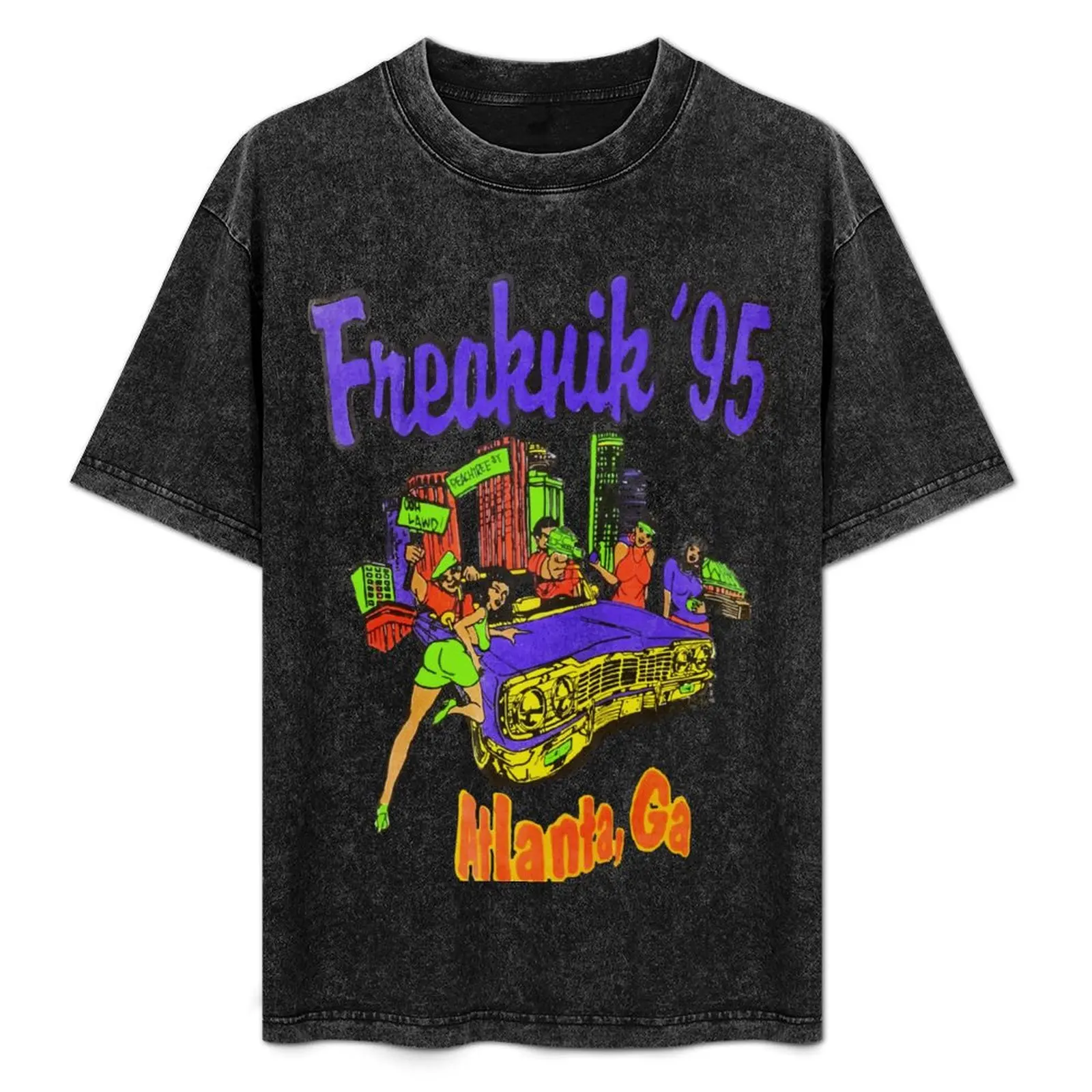 Freaknik, Vintage Freaknik Festival T Shirt, Reprint T-Shirt Anti-Pilling Casual T-Shirt — купить у AliExpress WW