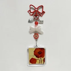 Handmade Lamp Genso Album beaded keychain Japanese 2000s style