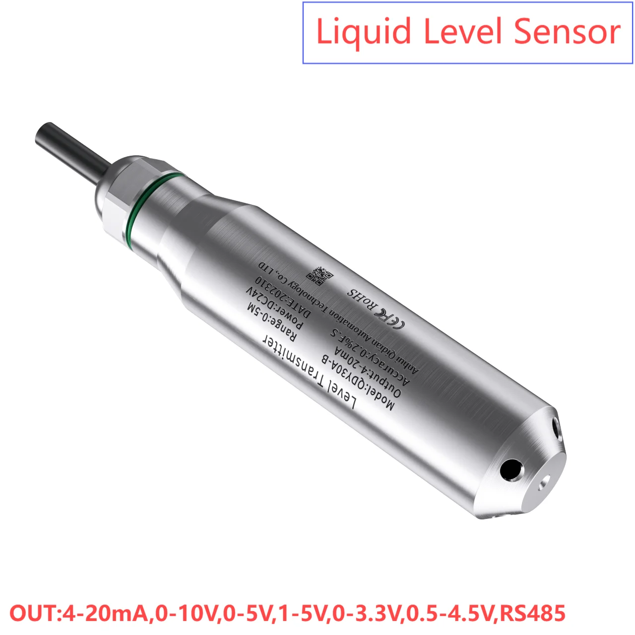 

0-5V Liquid Level Sensor Transmitter Submersible Liquid Level Sensor 4-20mA 0-10V Water Level Transducer 0-3.3V 0.5-4.5V