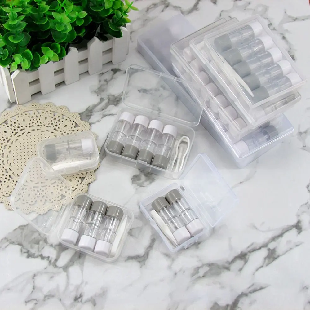 

2-9 Pcs/Set Dustproof Contact Lenses Case Portable Transparent Contact Lens Box Holder Multi-Function Durable