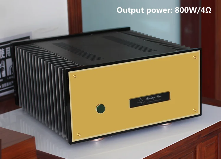 New 800W*2 high-power Class A and B fever pure power amplifier HIFI power amplifier 800W*2 powerful output power.