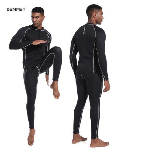 Imagen 2 del producto Nuevos pantalones de traje de neopreno para hombres y mujeres, 1,5mm/3mm, mantienen el calor para aeróbicos acuáticos, buceo, surf, natación, snorkel, kayak