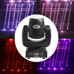 DMX 90W Powerful LED Beam Moving Head Light RGBW 4in1 Full Color Effect Stage Lighting Projector Sound Activated DJ Disco Lights