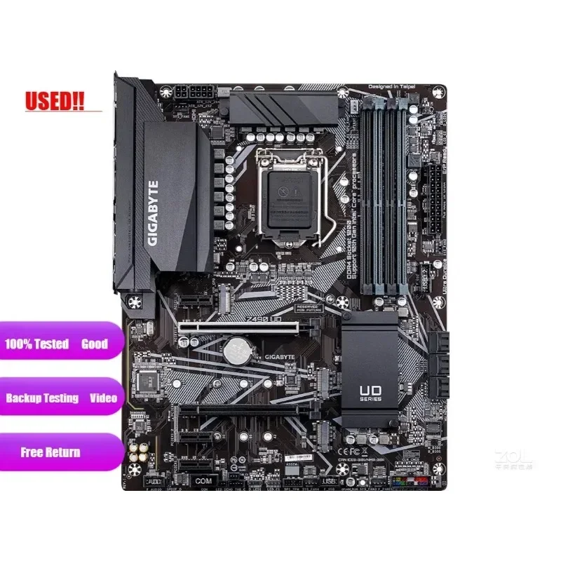 Gigabyte GA Z490 UD  Motherboard LGA 1200 Z490 Desktop Mainboard Support i3 i5 i7 10400F 10400 10100F 10700K