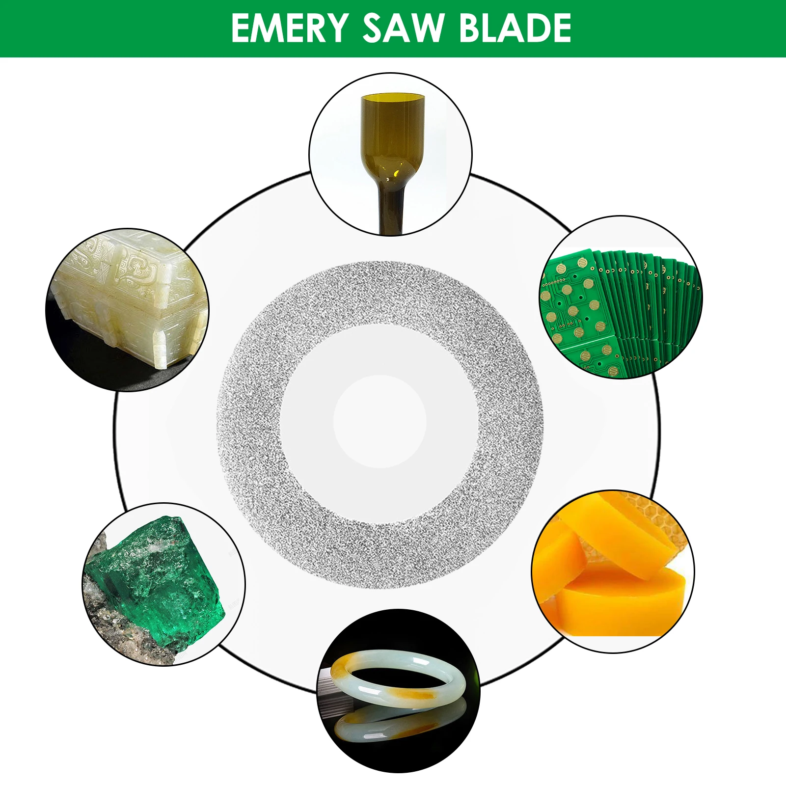 HSS Circular Saw Blade, Alloy Saw Blade, Emery Saw Blade, Resina Blade, Electric Saw Blade, Ferramentas Elétricas, 2.5 ", 63mm