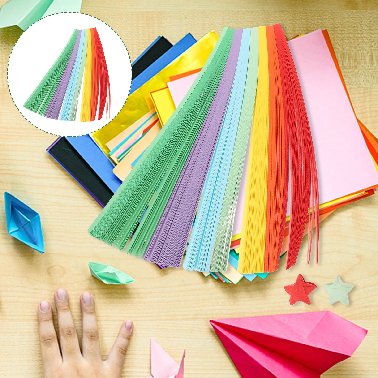 

Lucky Star Origami Paper Gradient Colorful Sheets Diy Party Decoration School Projects Handmade Folding