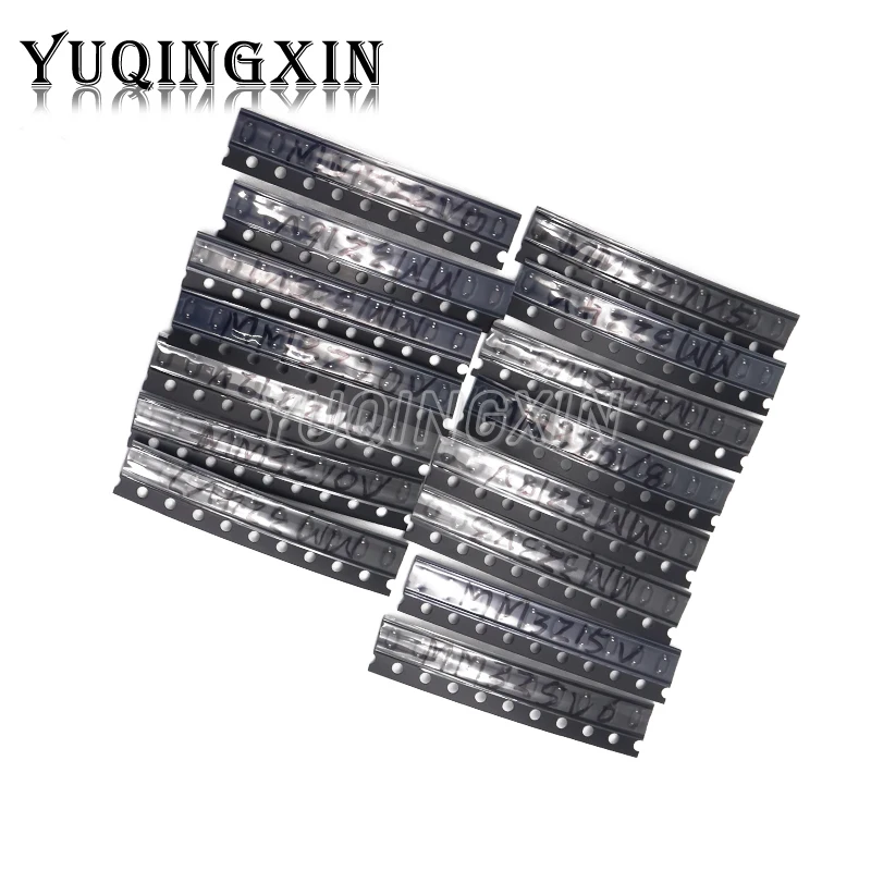 150 sztuk 0.2W SMD zenera dioda wybrane elementy SOD-323 0805 3V - 24V 1 n4148 15 wartości każdy zestaw próbek 10pcs DIY