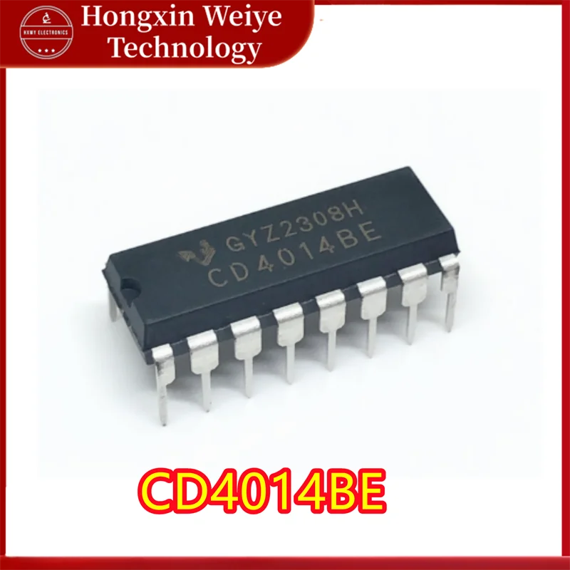 (10/20Pieces) CD4014BE DIP-16 CMOS 8-Stage Static Shift Register Logic IC Digital Shift Register Chip Original New Fast Shipping
