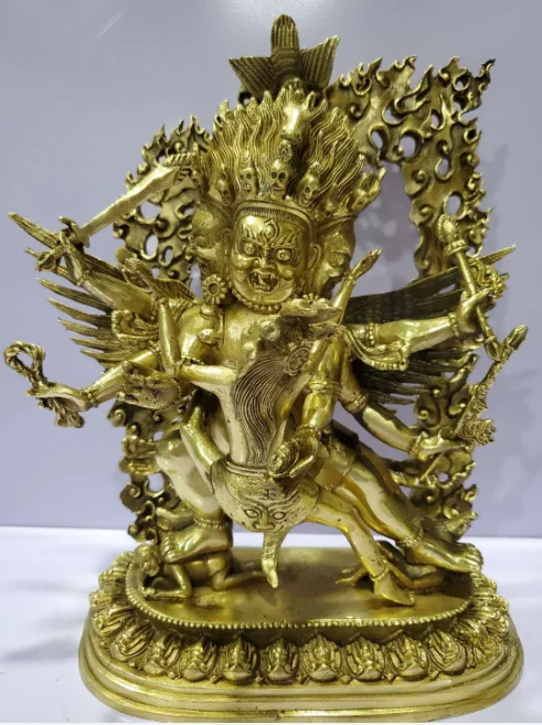 Çin Budizm Bronz Büyük 11