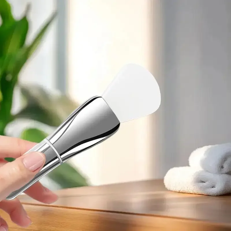 Cepillo aplicador de máscara Diy de silicona, cepillo de maquillaje refrescante para salón de belleza, cepillo de cabeza suave, espátula de maquillaje de belleza, herramienta de belleza Facial