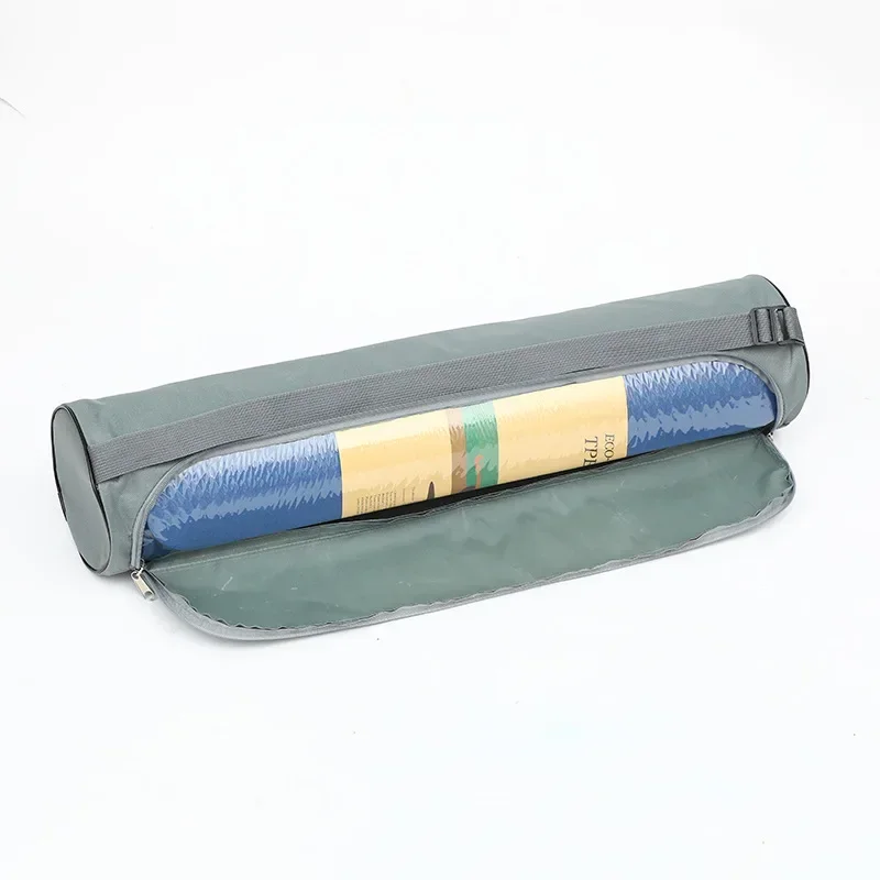 Yoga Mat Storage Bag Oxford Cloth Waterproof Zipper Switch Yoga Mat Carrier With Adjustable Strap For Gym