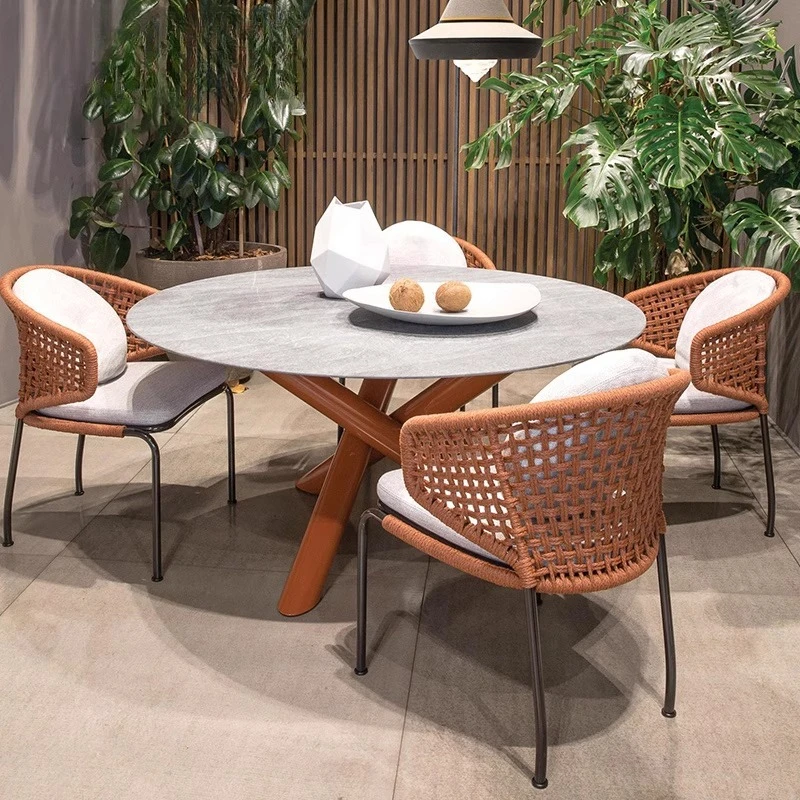 Sillón Escritorio Comedor Balcón Mecedora Muebles para la Sala De Estar Sillas Mesa De Comedor Juego 4 Sillas Chaise De Bar