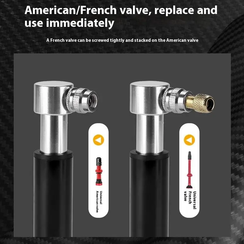 مضخة دراجة صغيرة من سبائك الألومنيوم، مضخة فضية محمولة، مضخة دراجة جبلية على الطرق، مضخة تعبئة الإطارات، معدات ركوب الخيل في الهواء الطلق