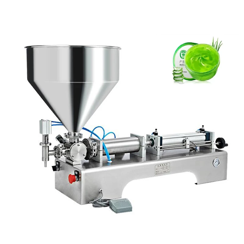 

Fully Pneumatic Paste Filling Machine Disinfectant Sprays Shampoo Shower Gel Oil Detergent Bottle Dispenser Filling Machine