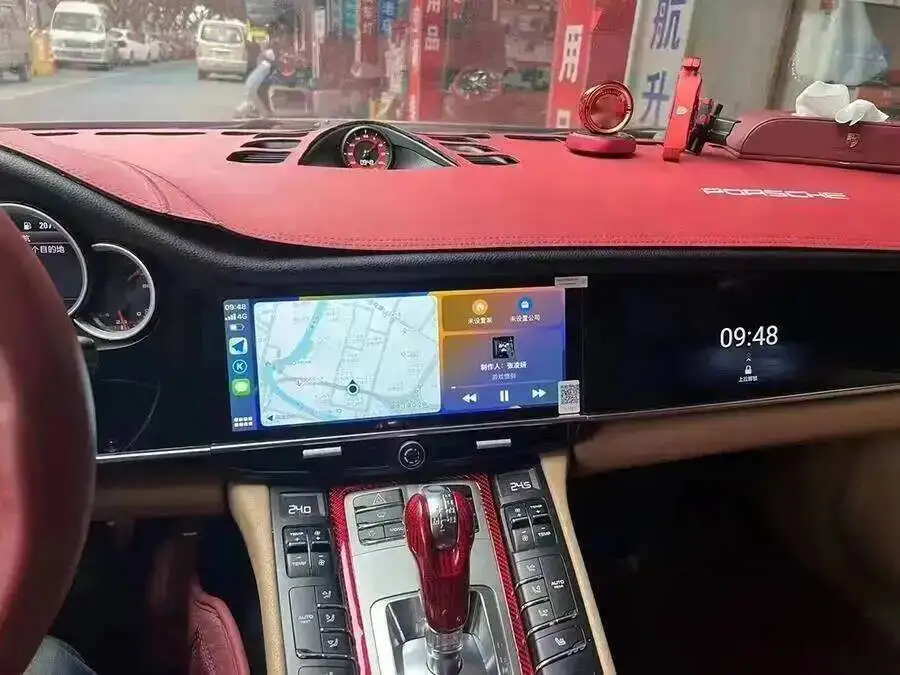 Dual-Screen CarPlay für Porsche Panamera 2010-2017 Intelligentes Navigationssystem GPS Aufgerüstetes Interaktives System – Detail 10
