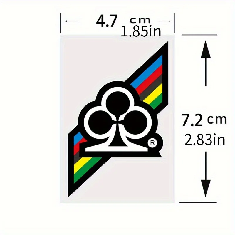 Plum Blossom Bike Head Tube Decal Sticker Set 4pcs Waterproof Vinyl for Mountain Road Bike