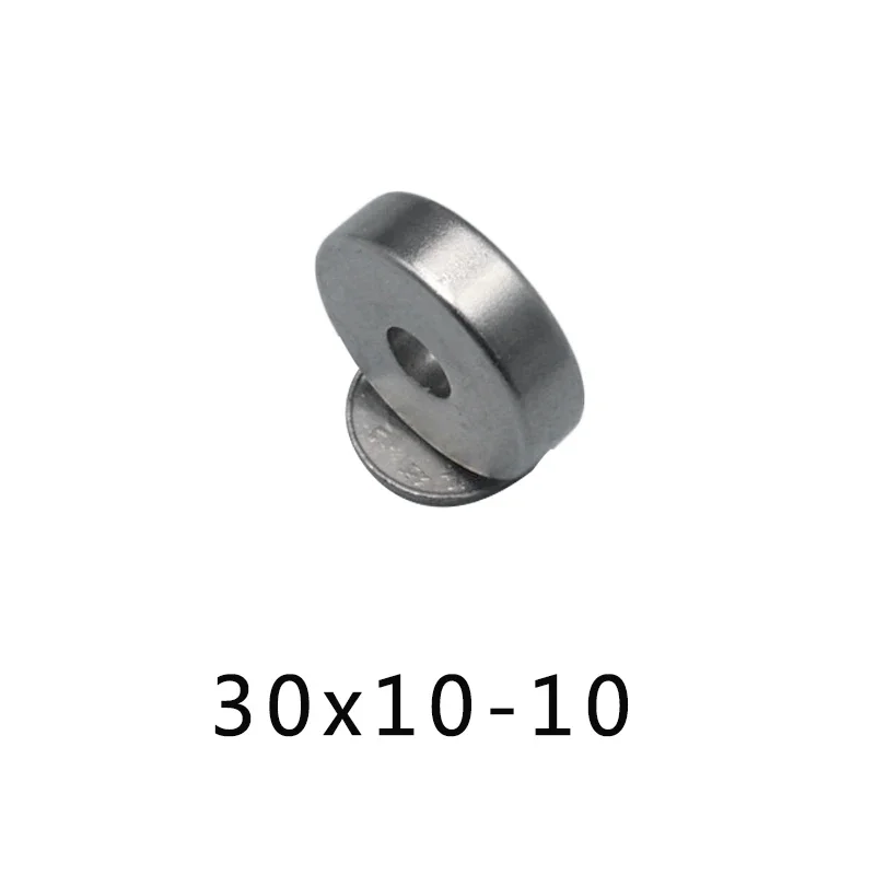 30x10-10mm N35 Powerful Magnets 30*10 mm Hole 10mm Permanent Round Countersunk Neodymium Magnetic Magnet 30*10-10mm