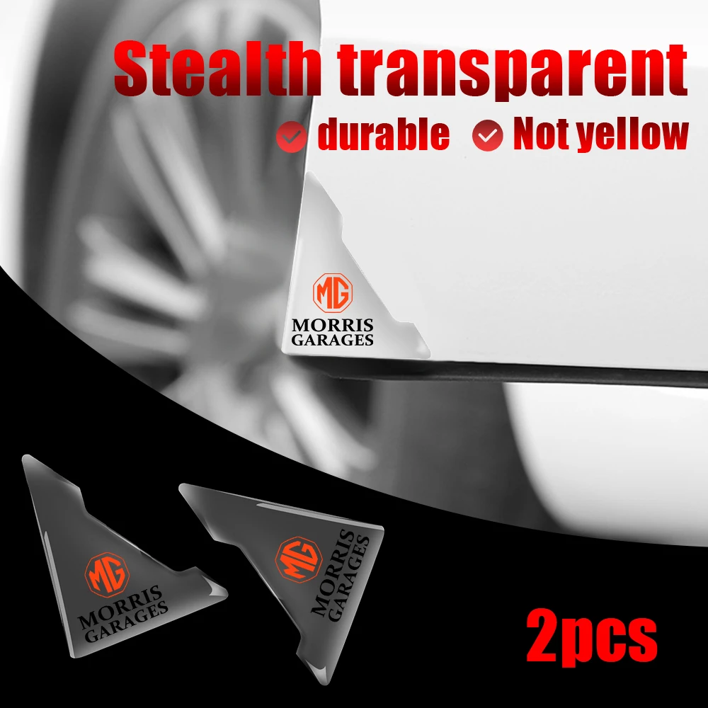 

Transparent Car Door Corner Cover Bumper Anti-Scratch Protector Sticker For Morris Garages MG Motors 350 Parts HECTOR Pilot EHS
