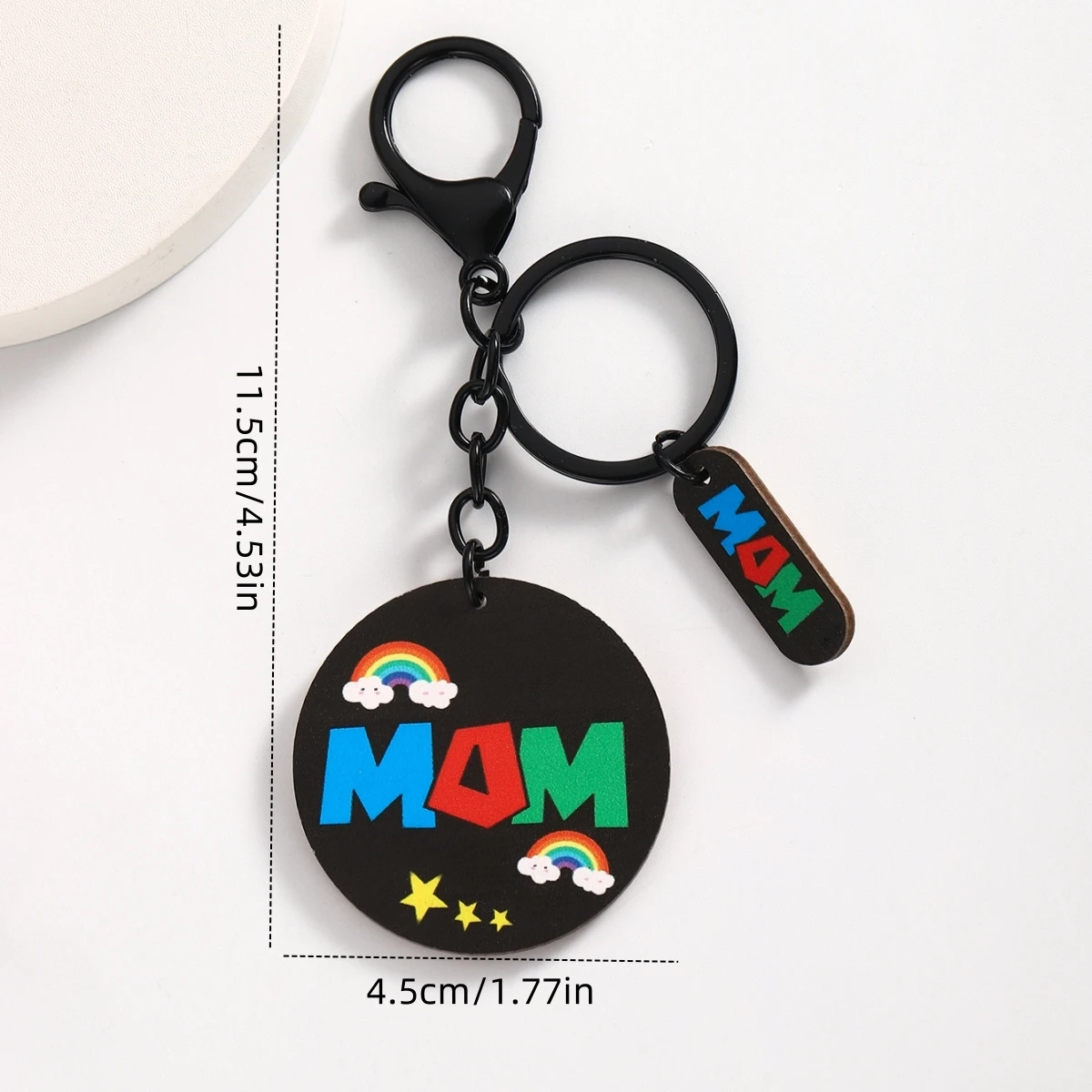 1Pc Mom And Super Daddy Keychain - Heartfelt Mother\'s Day And Fathers Day Gift from Daughter Son