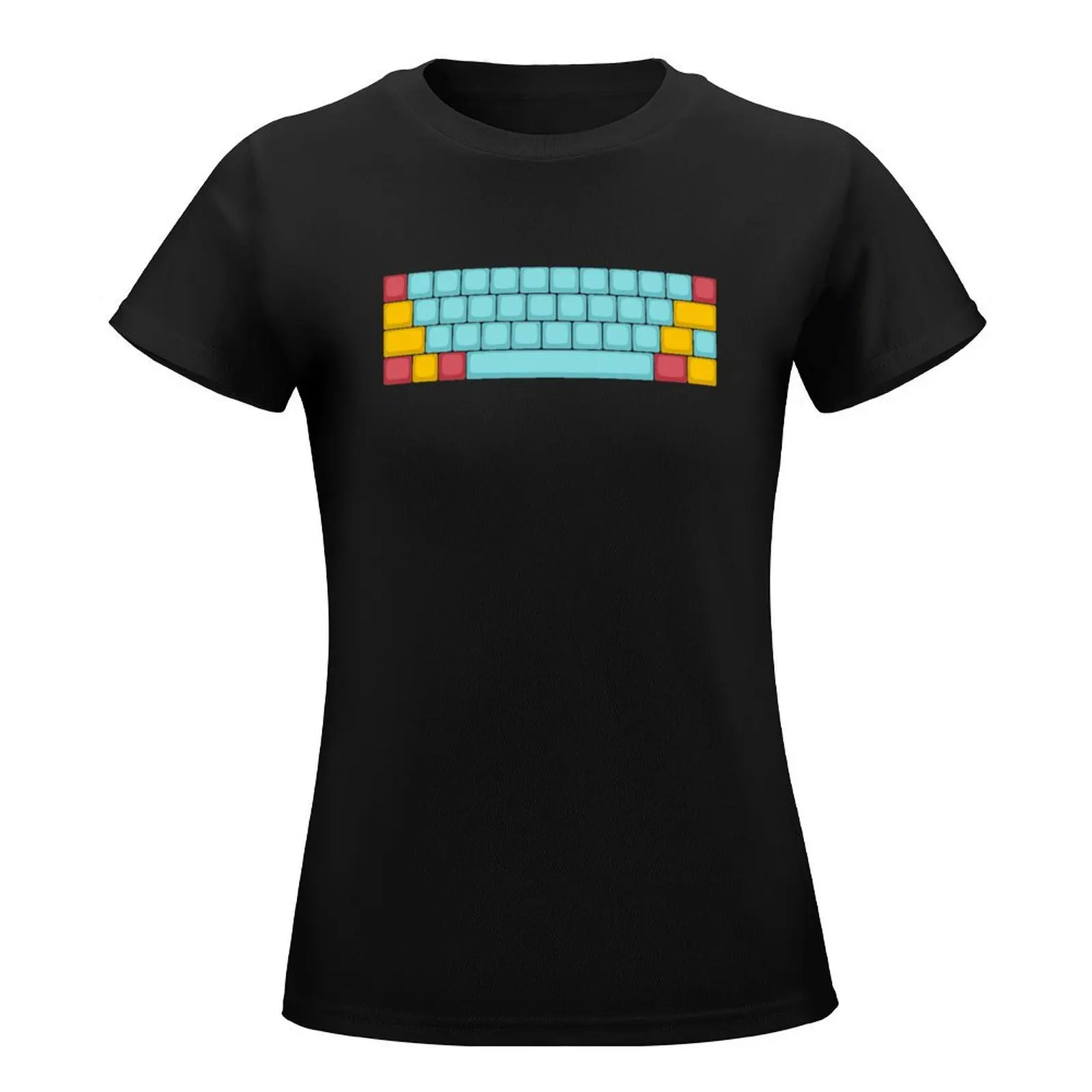 40 % Mechanical Keyboard Colorful T-Shirt shirts graphic tees vintage clothes summer tops Women t shirt