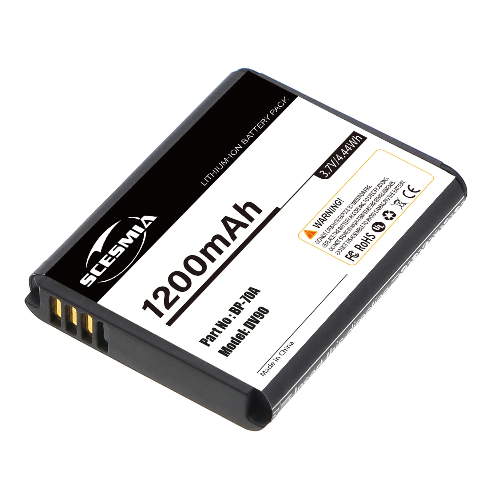 Camera Battery BP-70A for SAMSUNG PL80 PL90 PL100 PL101 PL120 PL170 PL200 PL201 SL50 SL600 SL605 SL630 ES70