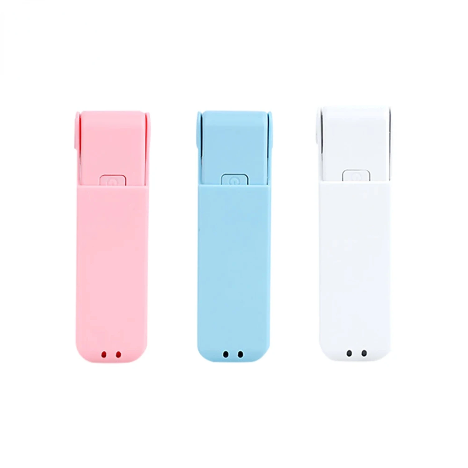 Nieuwe creatieve coole handige mini draagbare opvouwbare USB oplaadbare draagbare zakkoelventilator - perfect reizen desktop cadeau