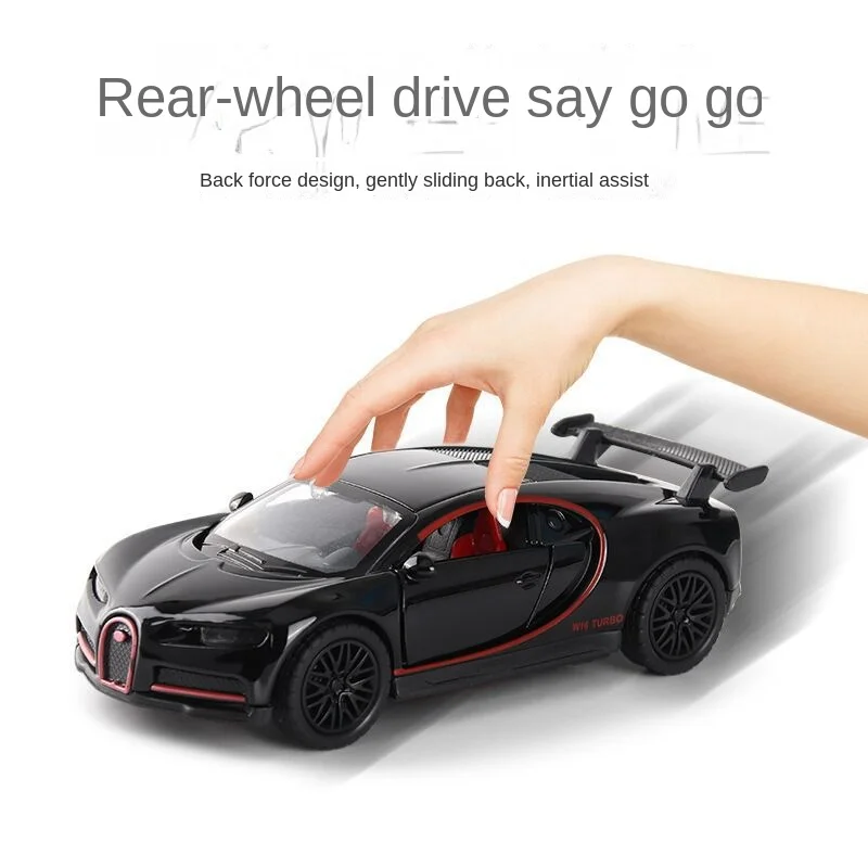 Car Mini Die-cast Alloy Model Car Metal Pull-back Sports Car Various Styles Children's Holiday Gifts Hobby Collection