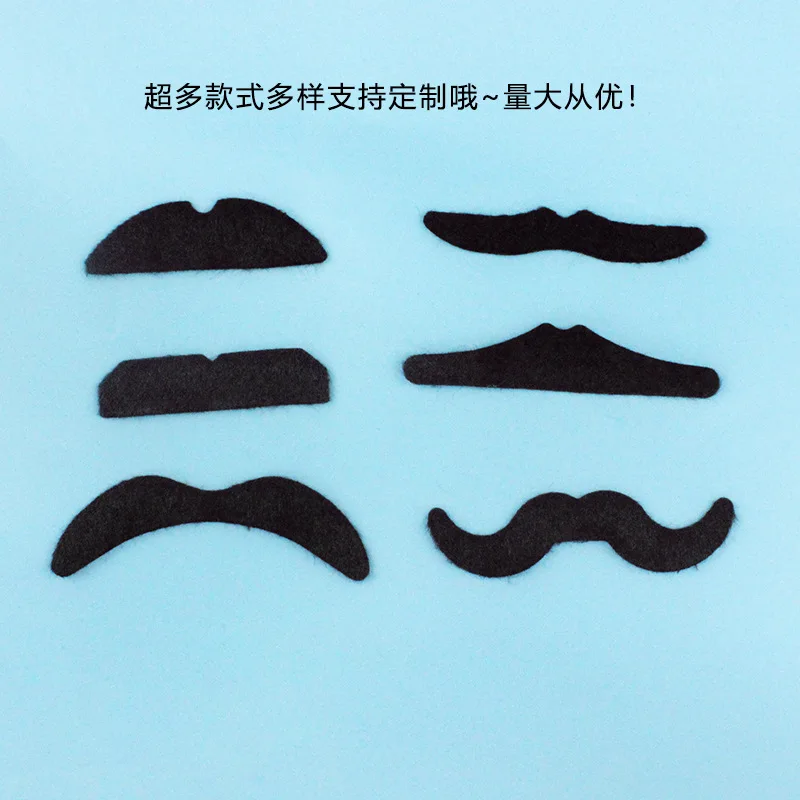 Afbeelding 5: 6 STKS Ierse Carnaval Nep Snor Groene Pluche Snor Party Cosplay Props voor St. Patrick's Day