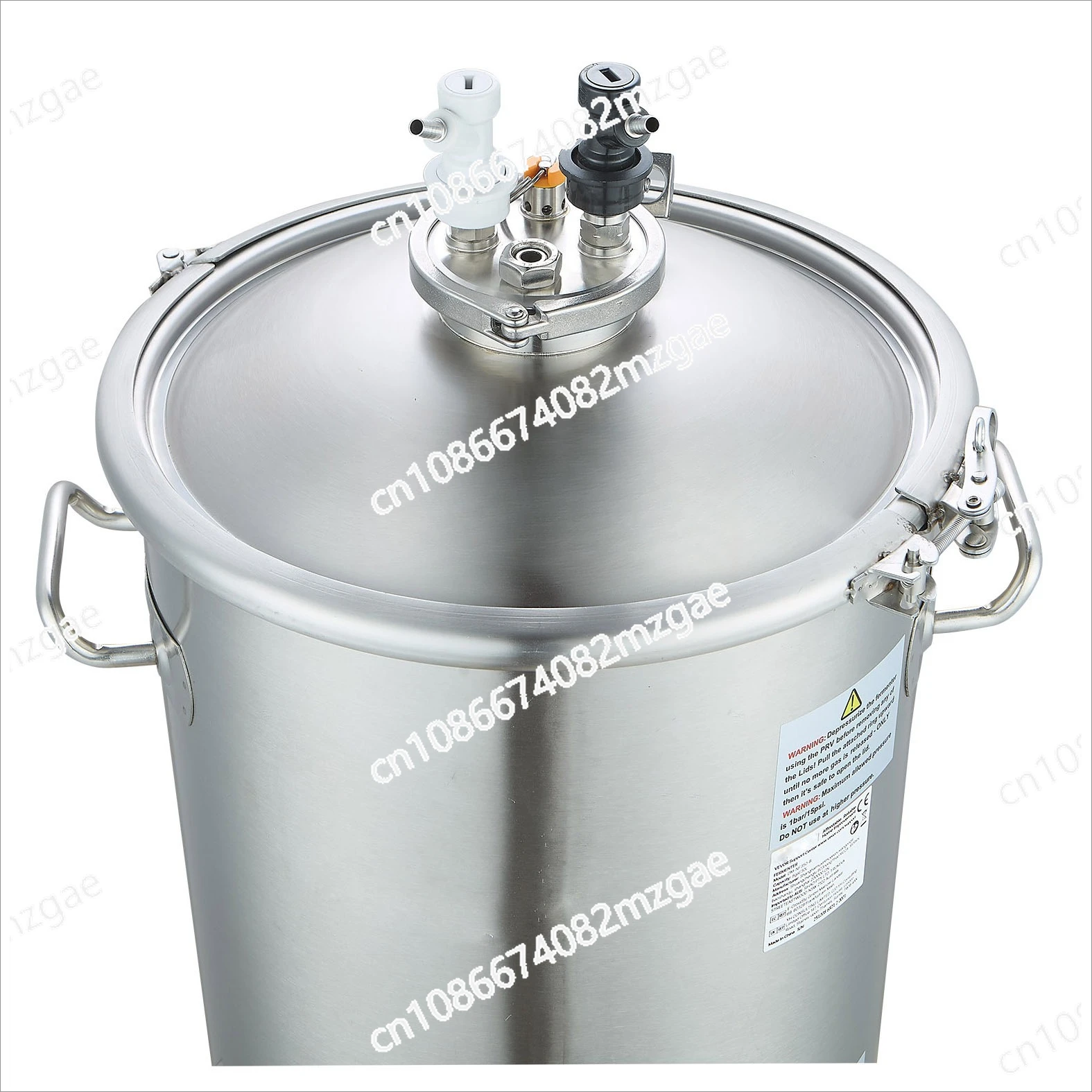 Stainless Steel 304 Conical Fermentor 30L-100L Tank Fermenter With Chiller For Home Brewing Fermentation Tank