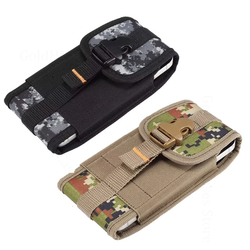 

For OnePlus 15 13s Phone Pouch Camouflage Waist Bag For Oneplus 13T 12R K11 10T 9RT 10 Pro 5G 7T 8T Pro 6T ID Card Wallet Case