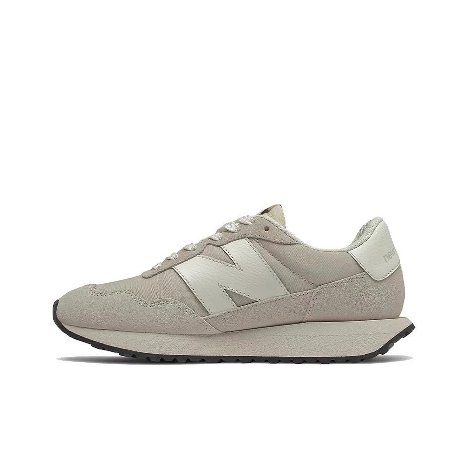 New Balance NB 237 Chaussures de course basses en tissu avec amorti et résistance à l'abrasion pour femme gris clair