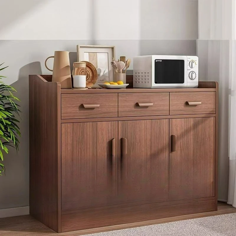 LTT simple modern tea cabinet light luxury wine cabinet living room wall locker