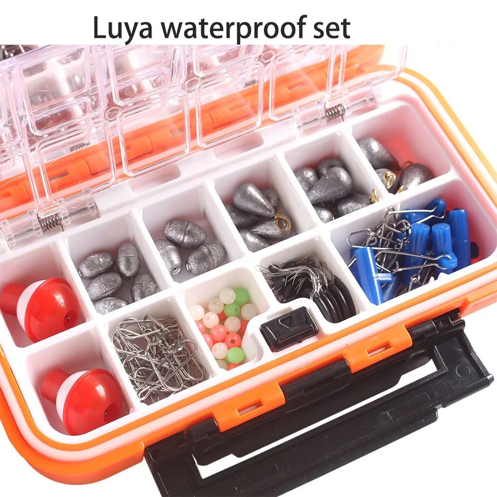 Imagem -05 - Kit de Pesca Flutuadores de Gancho de Peixe para Pesca Flutuador Caixa de Equipamento Conjunto Acessórios Ferramentas Todos os Itens Acessórios de Agulha Material da Carpa