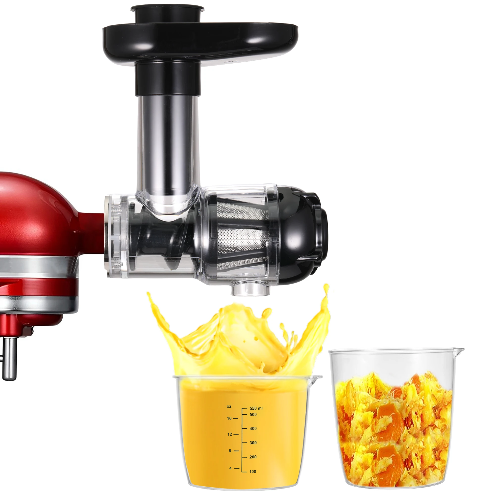 

Stainless Steel Juicer Attachment Accessories Reusable Juice Extractor Spare Parts Fruit Vegetable Food Grinder for Kitchenaid