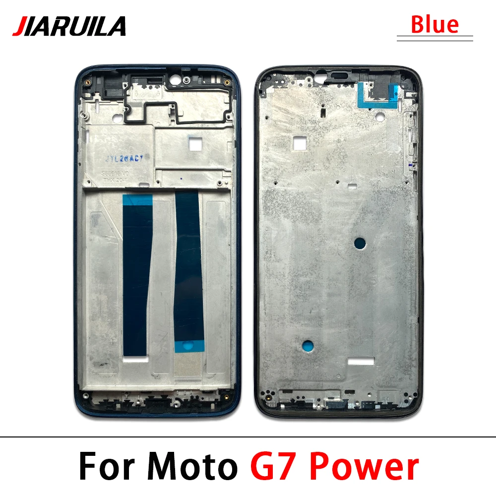 NEW Front Housing LCD Frame Shell Screen Bezel Holder Phone Replacement Parts For Motorola Moto G6 G6 Play G7 Plus G7 Power