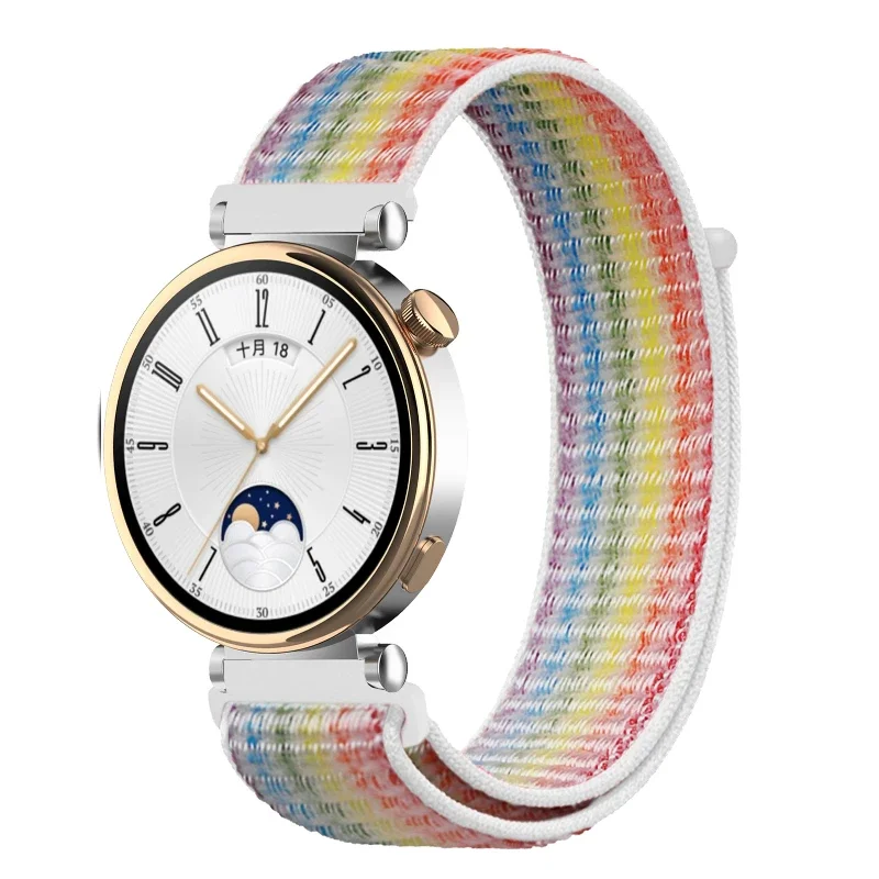 Nylon Loop Strap Replacement Wristband, Pulseira de relógio, Huawei, GT4, Samsung, Galaxy, 6, 5, 4, 5 Pro, 18mm, 20mm, 22mm, 41mm, 46mm