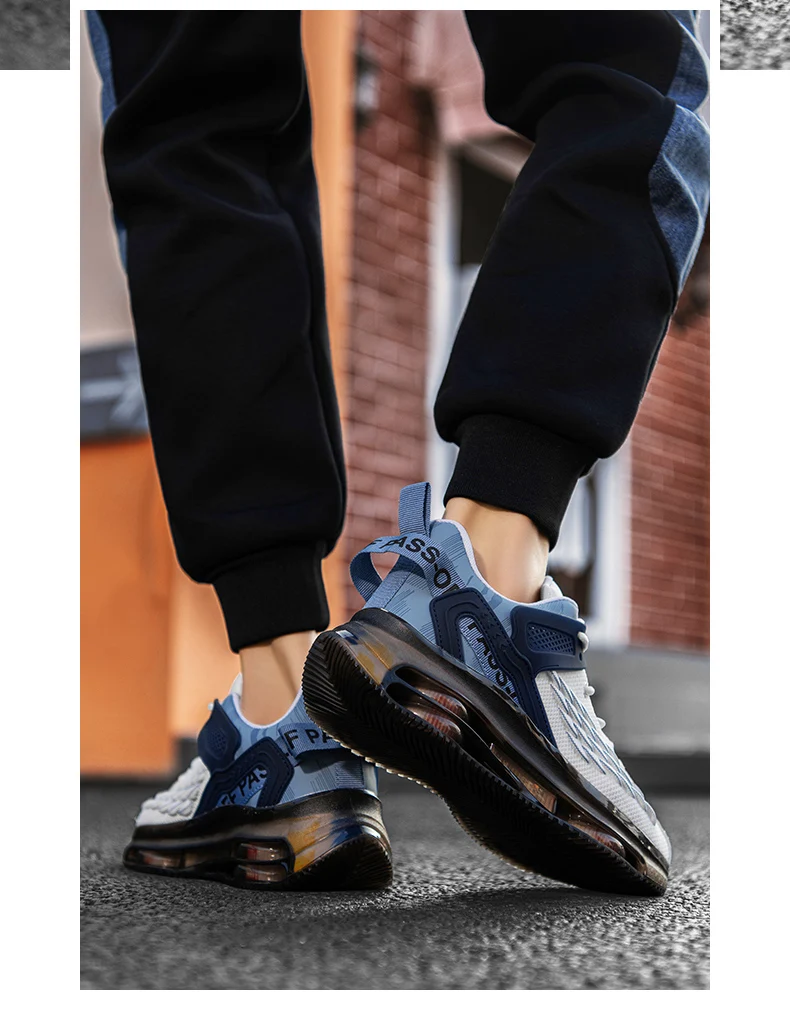 Herren-Freizeitsneaker Frühling Sommer Neue Atmungsaktive Leichte Renn-Outdoor-Laufschuhe Weiche Sohle Verschleißfeste Speed-Sportschuhe – Detail 12