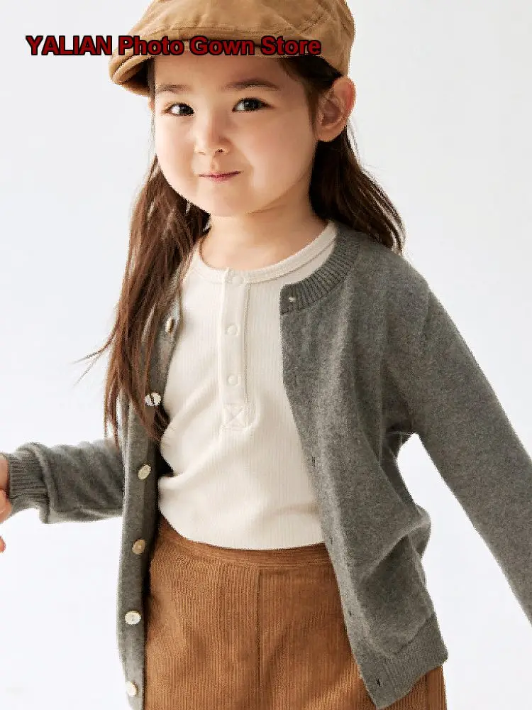 Koala Nose [Magic Transforming Cardigan] Boys Girls Stylish Skin-Friendly Cashmere Outerwear Knit Cardigan