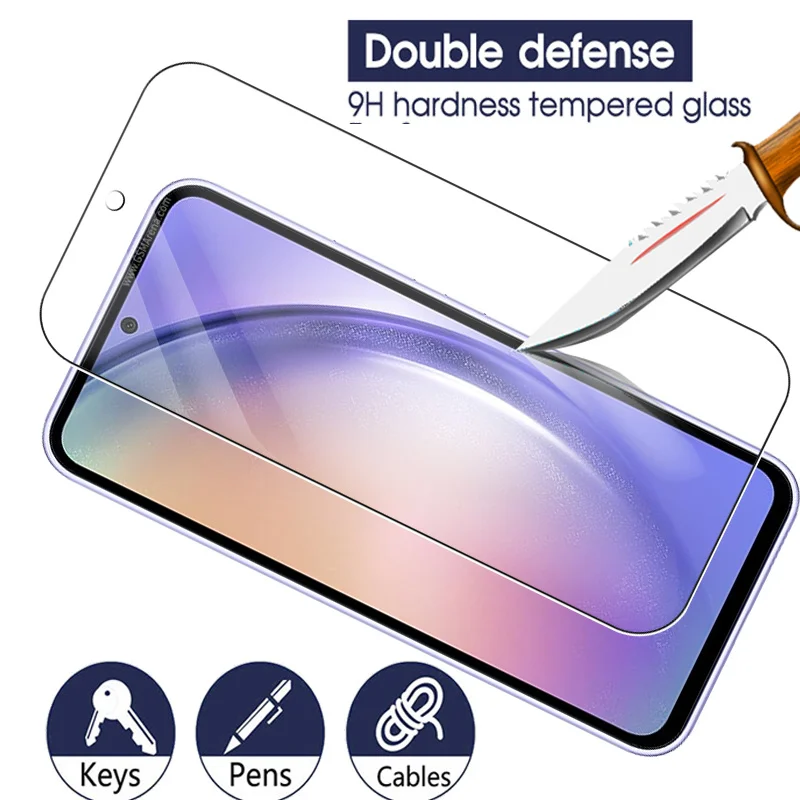 3PCS 10D Tempered Glass Case For Samsung Galaxy A54 5G Screen Protector Samsun A 54 54A SamsungA54 6.4inch Clear Protective Film