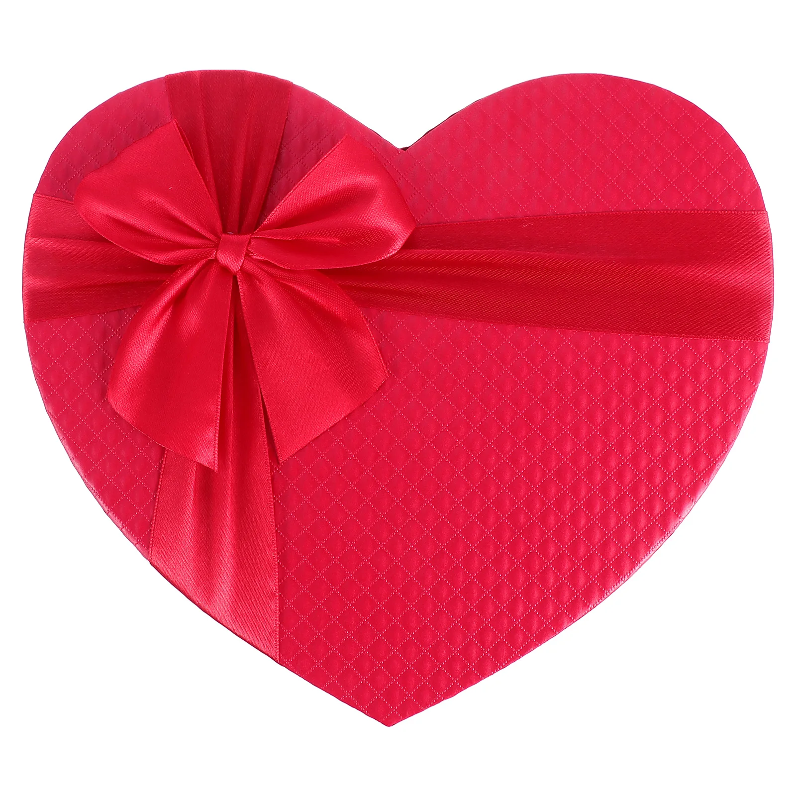 Red Heart Gift Box Candy Box Paper Heart Shaped Gift Packing Box With Cover And Ribbon For Wedding Bridal Shower Mothers Day