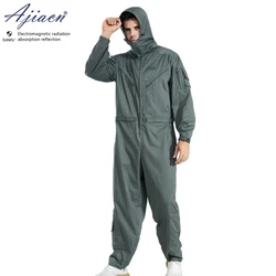 Genuine Electromagnetic radiation protective overalls Electric arc furnace power plant EMF shielding work clothes