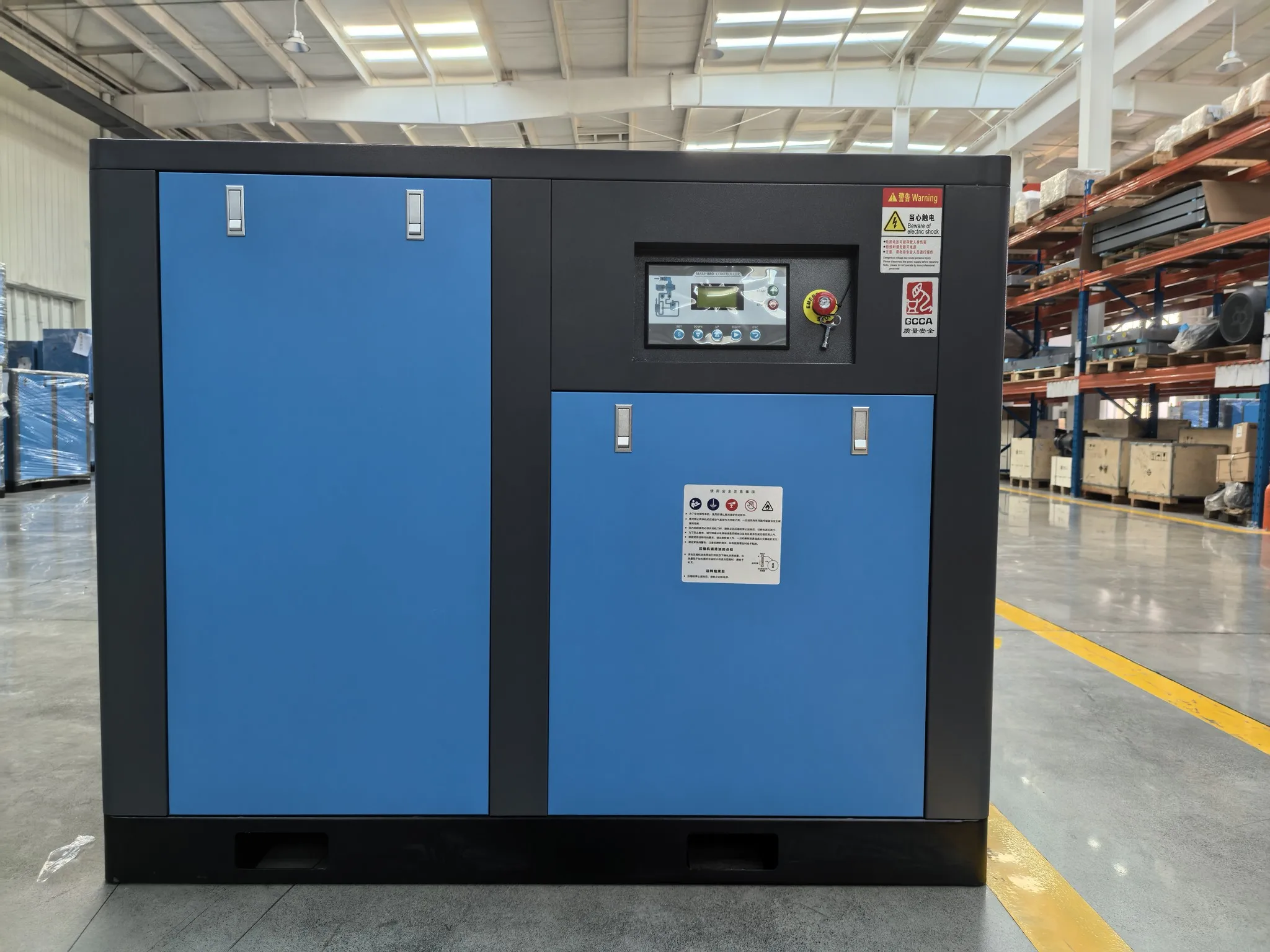 Industrial Fixed Speed Lubricated Screw Air Compressor 5.5KW 30KW 90KW 110KW 250KW  OEM Customization Silent CE Plant Operation