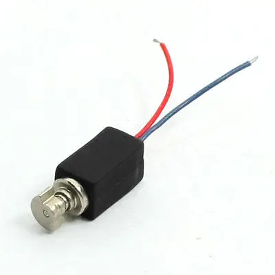 DC 3V 11000RPM Cell Phone Rectangle Wired Vibration Motor 8x4x5mm-Vibration Motors -