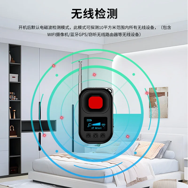 Detector de cámara portátil para Hotel, vigilancia infrarroja, antiseguimiento, cámara estenopeica tipo C, Mini alarma USB para teléfono móvil