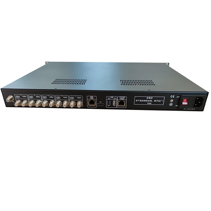 Tuner Modulator tuner to IP DVB-S2 DVB-T T2 DVB-C ISDBT to IP  5 channel digital gateway stream receiver Modulator