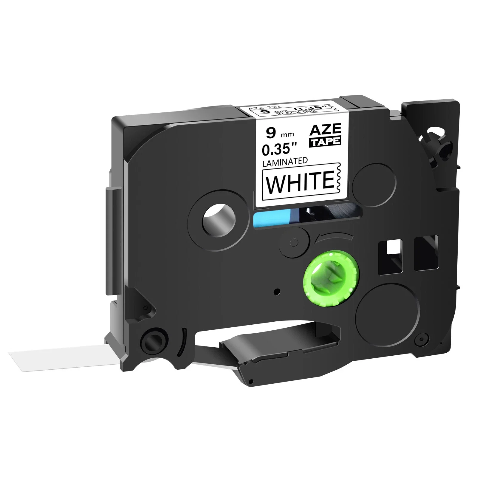 3PK TZ221 Tze-221 Label Tape Black on White Fit for Brother P-Touch PT1090 9MM