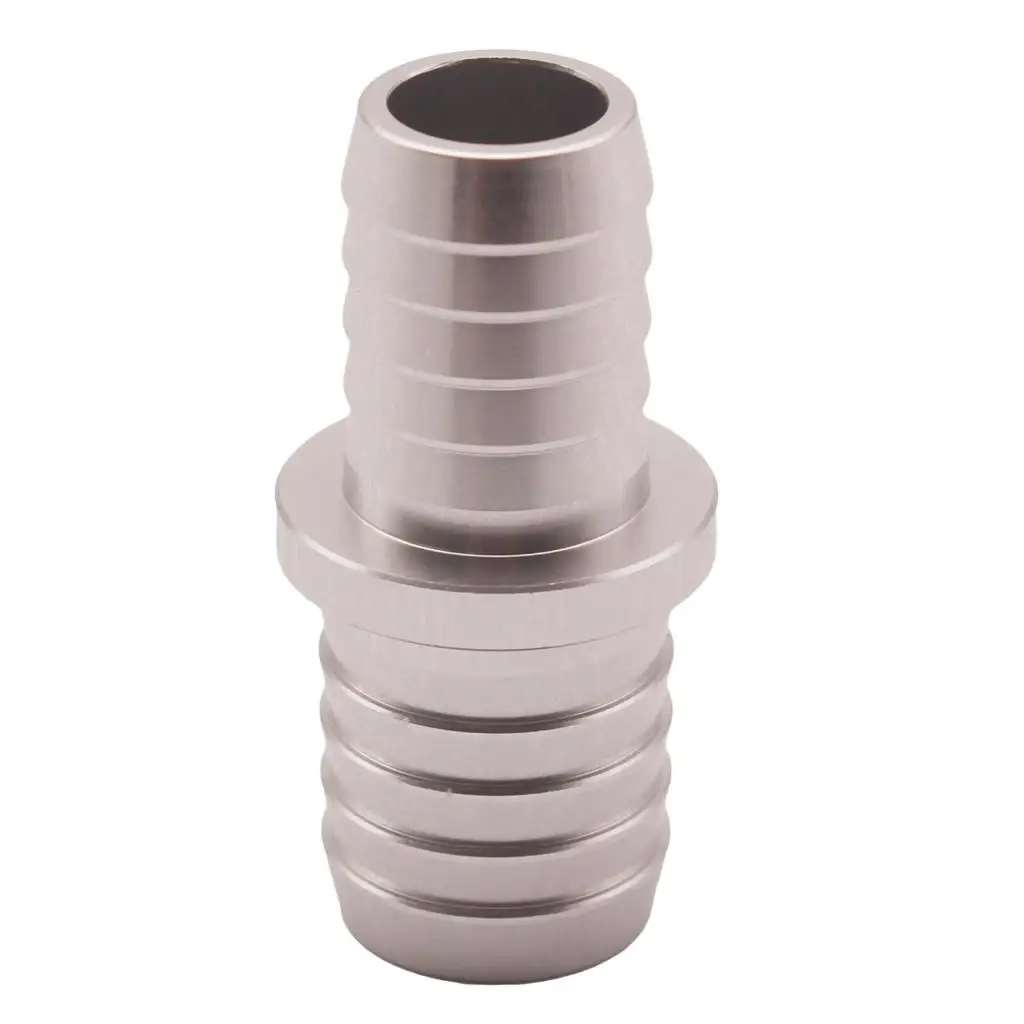 Hose Barb Fitting Aluminum Repair Connector Adapter OD 5/8 to 3/4 Inch for Fluid Transfer System